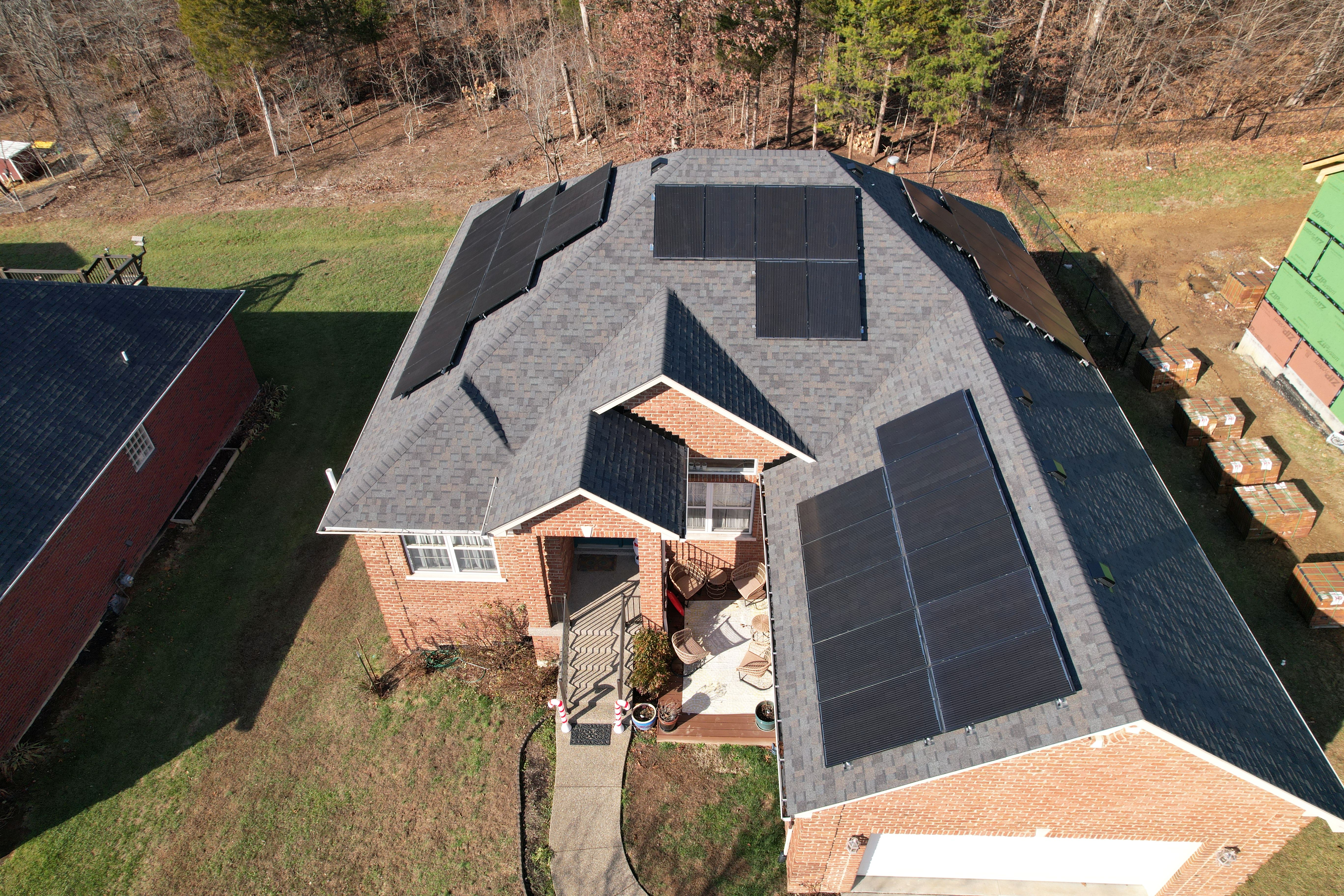 Residential solar installation